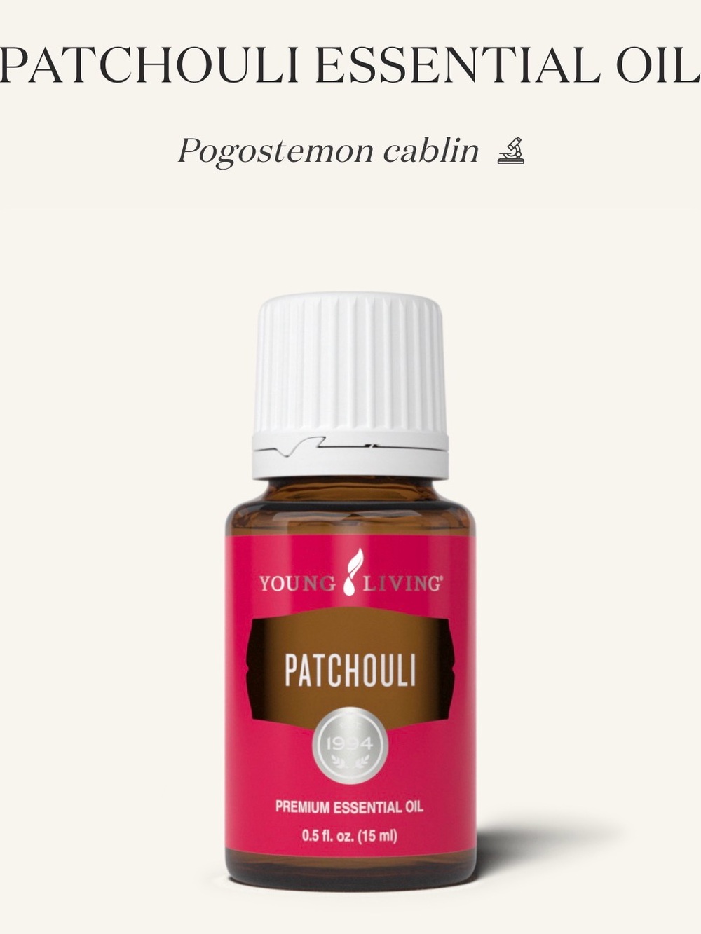 Young Living Patchouli Essential Oil - 15ml & bonus 5ml, YES two bottles!
